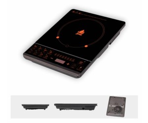 Amor Professional Induction Cooker Ai-7 გაპრიალებული ღილაკიანი ელექტრო ღუმელი სტაბილური ფუნქციით