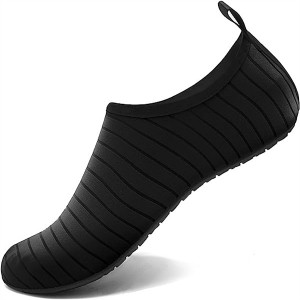 VIFUUR vatnsíþróttaskór berfættir Quick-Dry Aqua Yoga sokkar Slip-on fyrir karla konur
