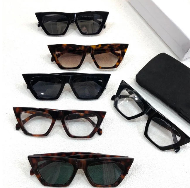 Sunglasses for women vintage charming cat eye frame sun glasses summer trend versatile style Anti-Ultraviolet come with case