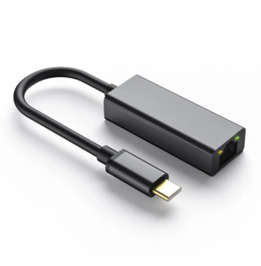 Adaptér USB Type-C na gigabitový Ethernet Prenosný Plug&Play RJ45 Max 1000 Mb/s pre MacBook Počítač Mobil