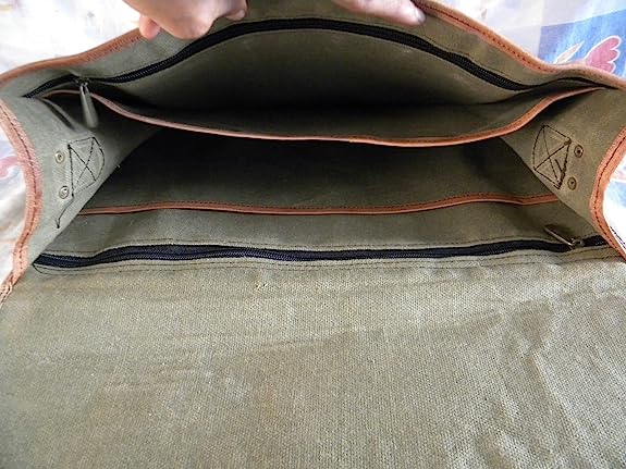 DEENIT’S Brown Full Grain Genuine Leather Messenger Bag for Laptop Handmade Briefcase Satchel Mens vintage Crossbody Bag (12x16x5 Inches)