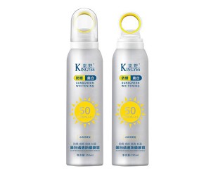 개인 상표 Botol 총 미네랄 Multidurectional 얼굴 미스트 중국 승인 SPF 50 PA 미백 선 스크린 스프레이