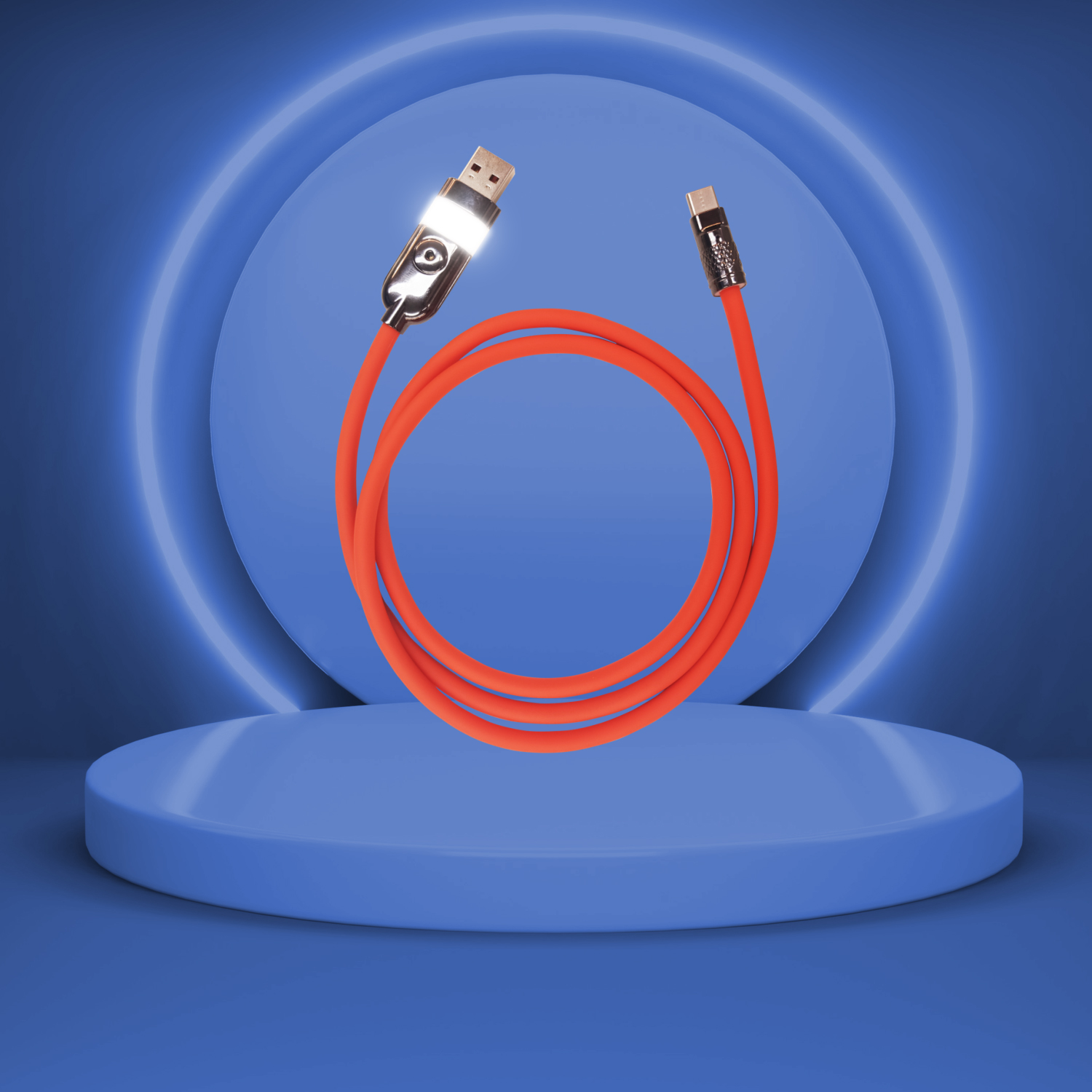 Silicone night light data cable