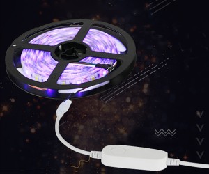 Tuya WiFi aqilmend RGB / RGBW Led Strip Lights, RGB+Spî germ an sar