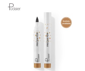 Bolígrafo de maquillaxe de pecas de aspecto natural. Bolígrafo de punto suave impermeable, etiqueta privada de longa duración, logotipo personalizado OEM